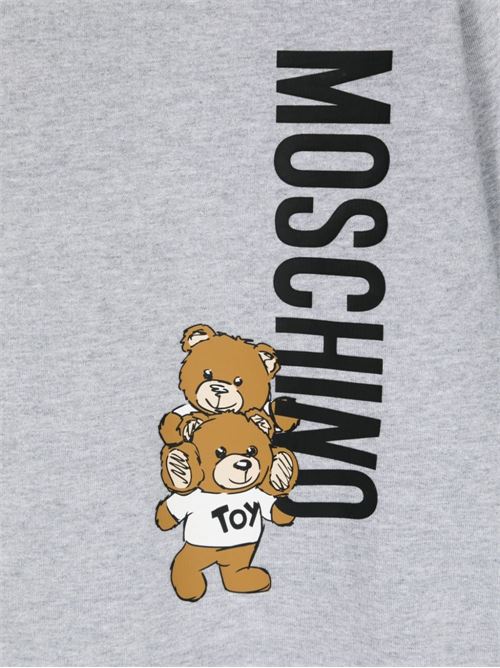 Felpa bambino con orsetto MOSCHINO KID-TEEN | H8F05RLCA1460901